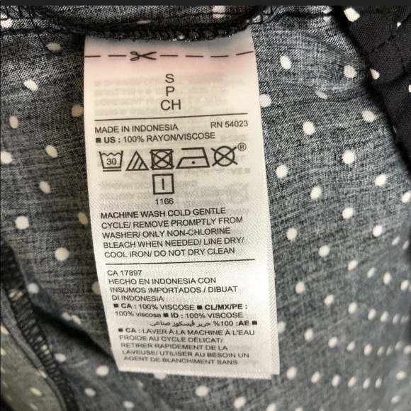 Old Navy Polka Dot Dress 3/4 Sleeve Size S NWT - Picture 11 of 11